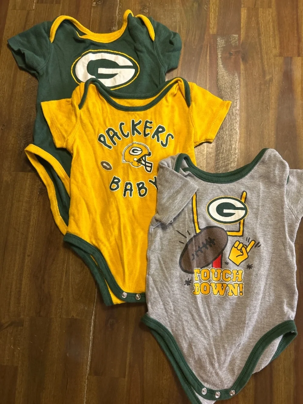 Green Bay Packer Onsie set